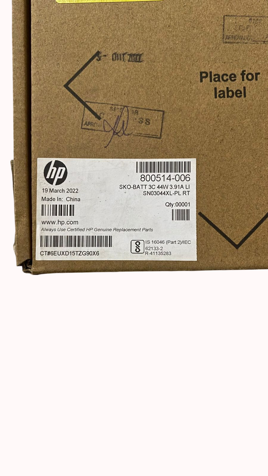 Bateria Original HP EliteBook 820 G3 820 G4 725 G3 SN03XL - 800514-006 - Imagem 6