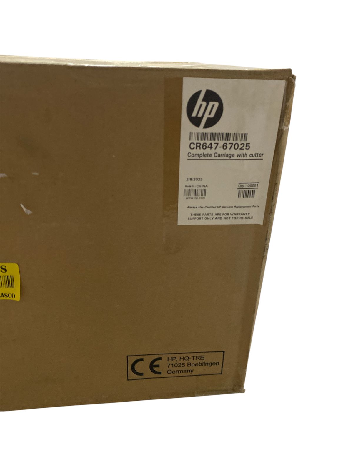 Carro De Impressão e Cortador Original HP DesignJet T790/ T1200/ T1300 - CR647-67025 - Imagem 4