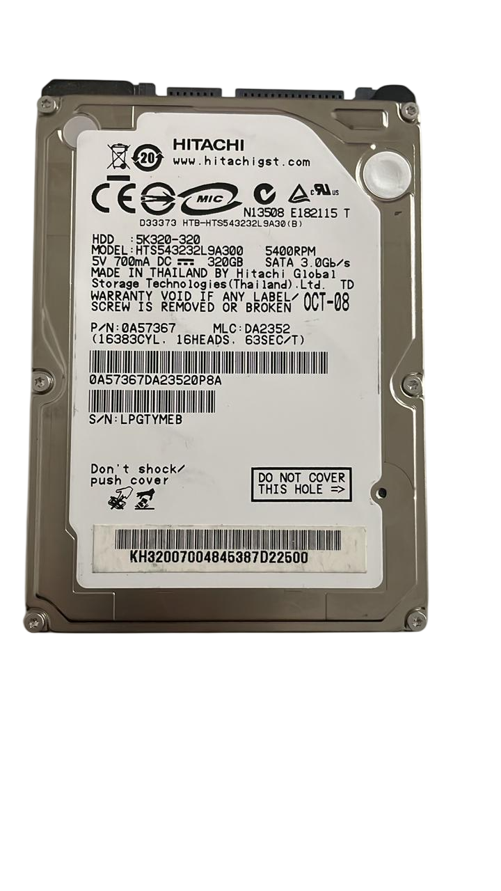 HD Interno Notebook 320GB SATA 2.5 Slim Original Hitachi - 5K320-320