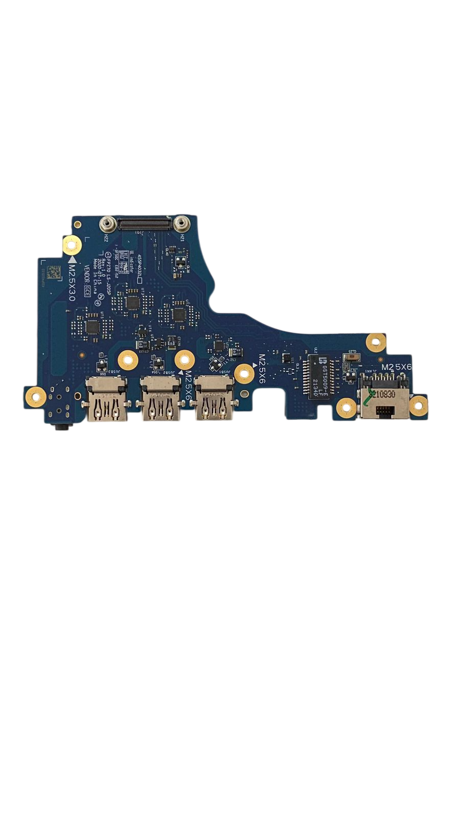 Placa Conector USB Audio RJ45 Notebook HP ZBook Fury 17 G7 vPro - M20126-001