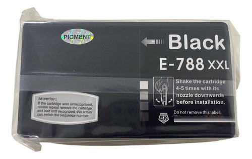 Cartucho Preto para Epson WorkForce Pro WF-5110/WF-5190/WF-5690 E-788XXL - Imagem 2