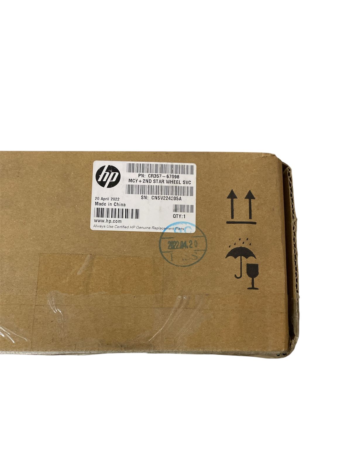 Trilho Roda Estrela Original HP DesignJet T920/ T1500 /T2500 - CR357-67098 - Imagem 4