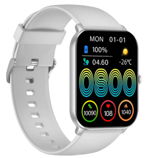 Relógio Smartwatch 1,85 Kingwear KW105PRO-M - Cinza