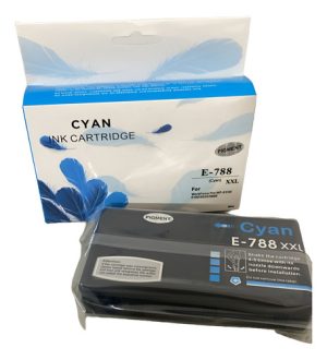 Cartucho Ciano Compatível para Epson WorkForce Pro WF-5110/WF-5190/WF-5690 E-788XXL