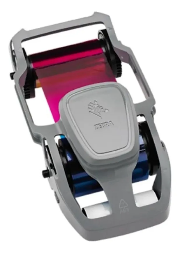 Ribbon Color 800300-250BR Original Zebra ZC100/ZC300 - Magenta - Imagem 3