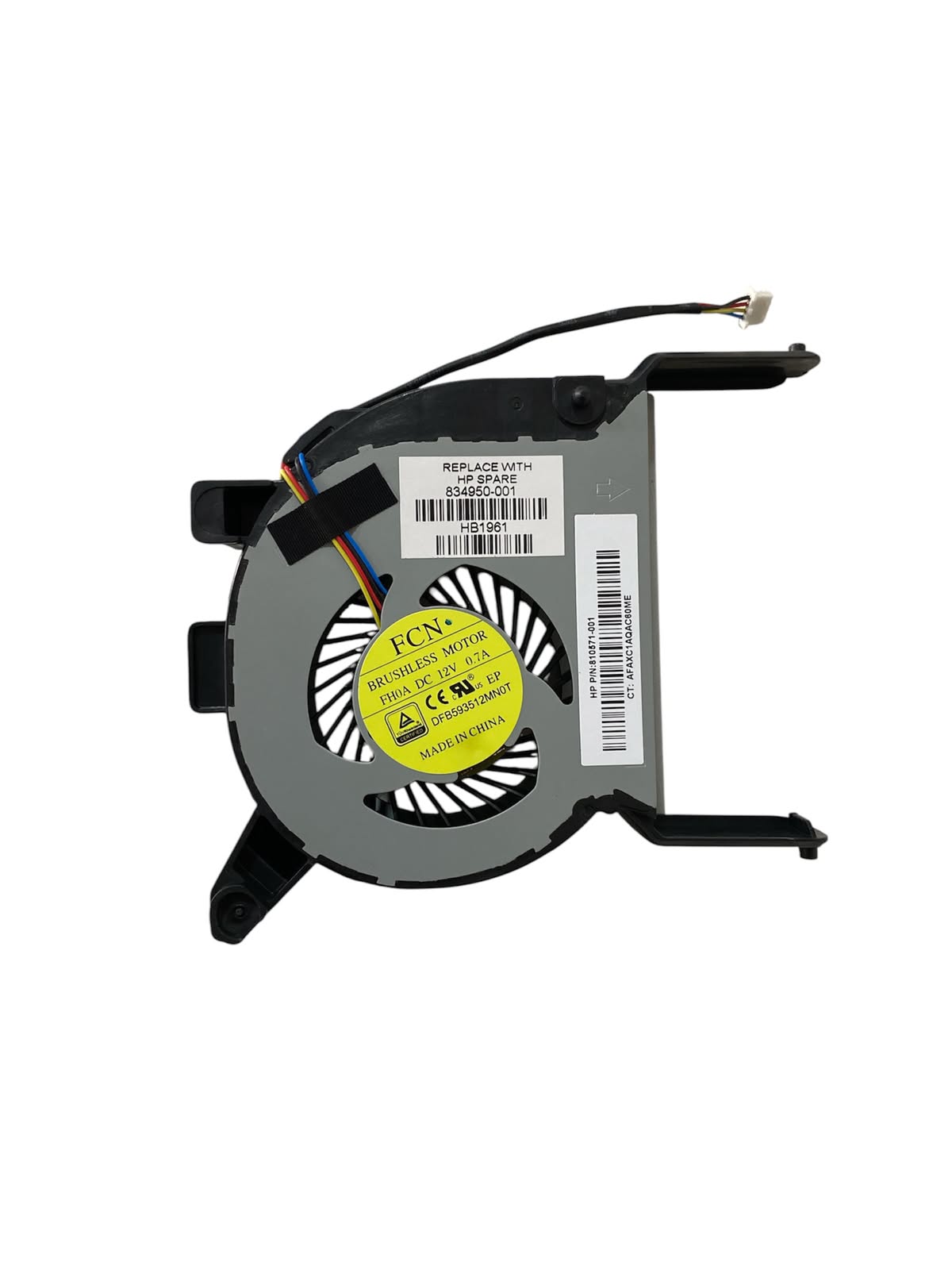Cooler Fan Interno CPU Original HP EliteDesk 705 G2 705 G3 Mini PC - 834950-001 - Imagem 2