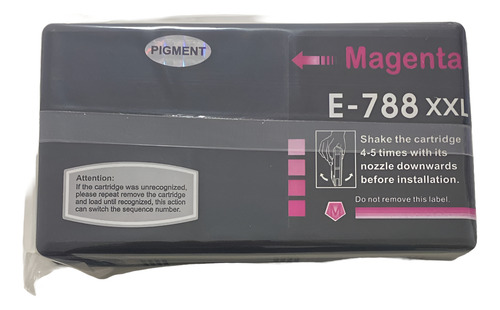 Cartucho Magenta Compatível para Epson WorkForce Pro WF-5110/WF-5190/WF-5690 E-788XXL - Imagem 3