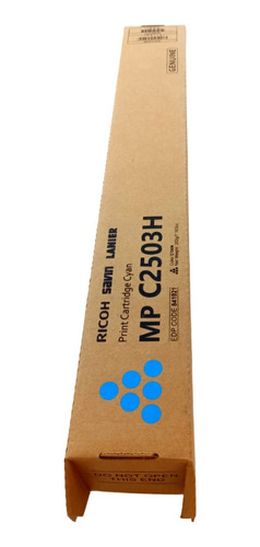 Cartucho Toner Original Ricoh MP C2003/MPC 2503/ MP C2004 – Ciano