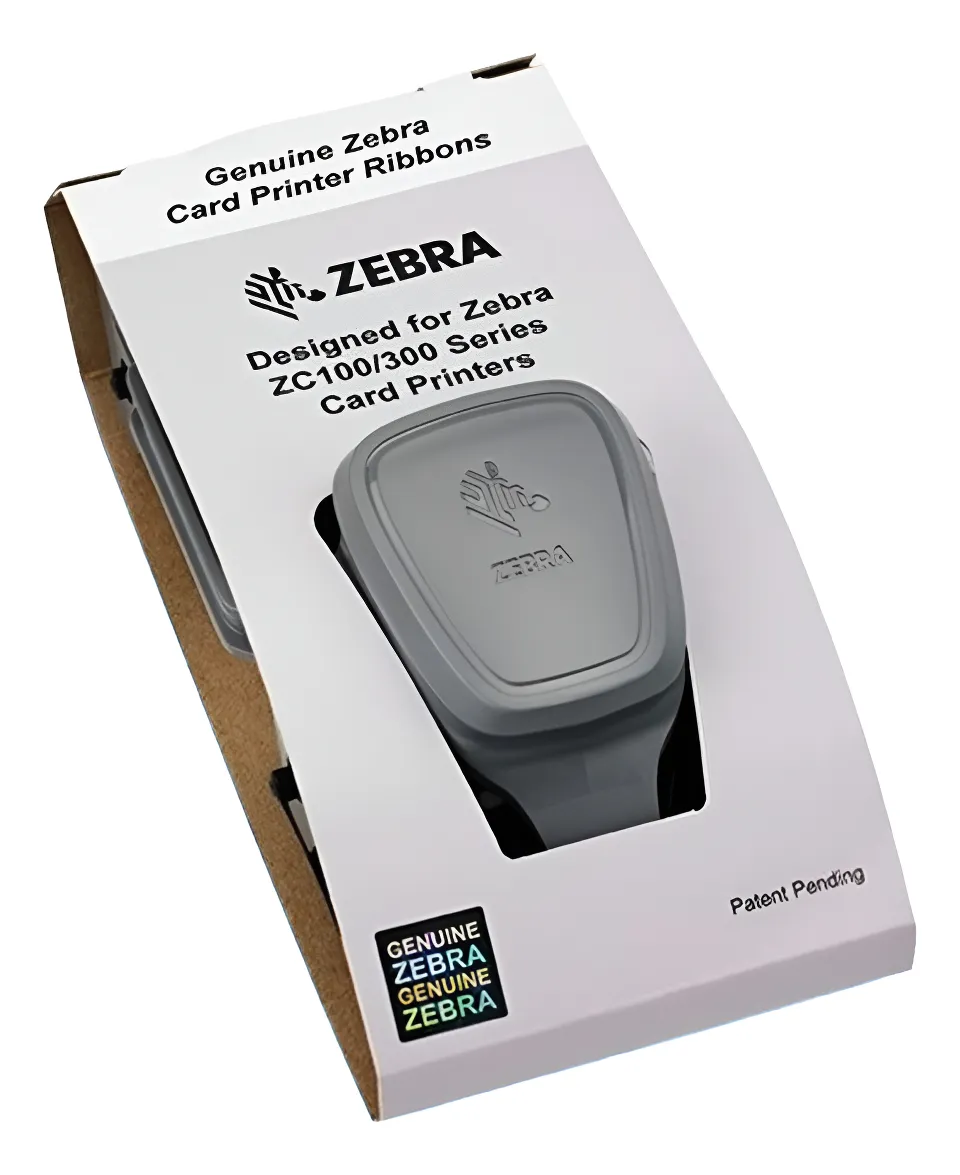 Ribbon Color 800300-250BR Original Zebra ZC100/ZC300 - Magenta - Imagem 2