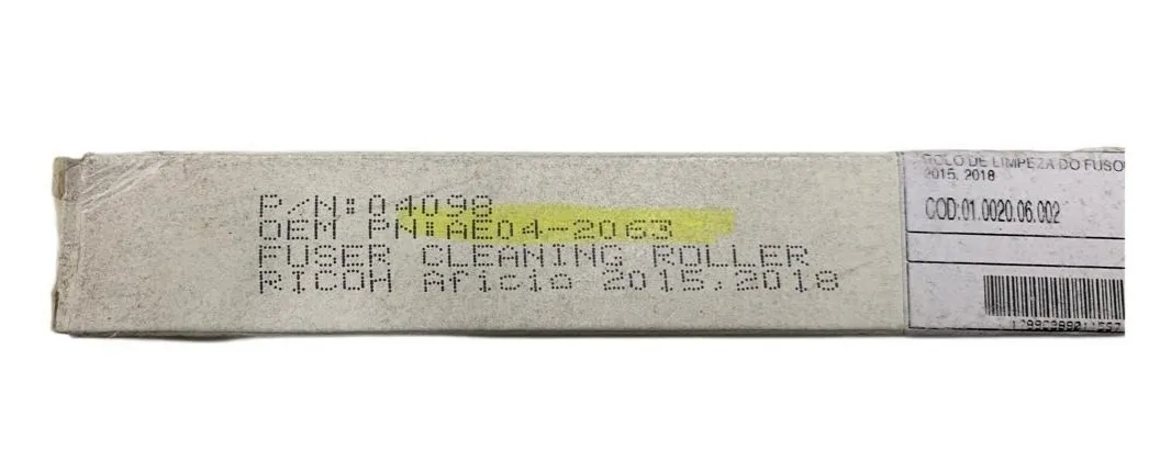 Rolo Limpeza Fusor Original Ricoh Aficio MP 2000/MP/1600/2015 - AE04-2063 - Imagem 3