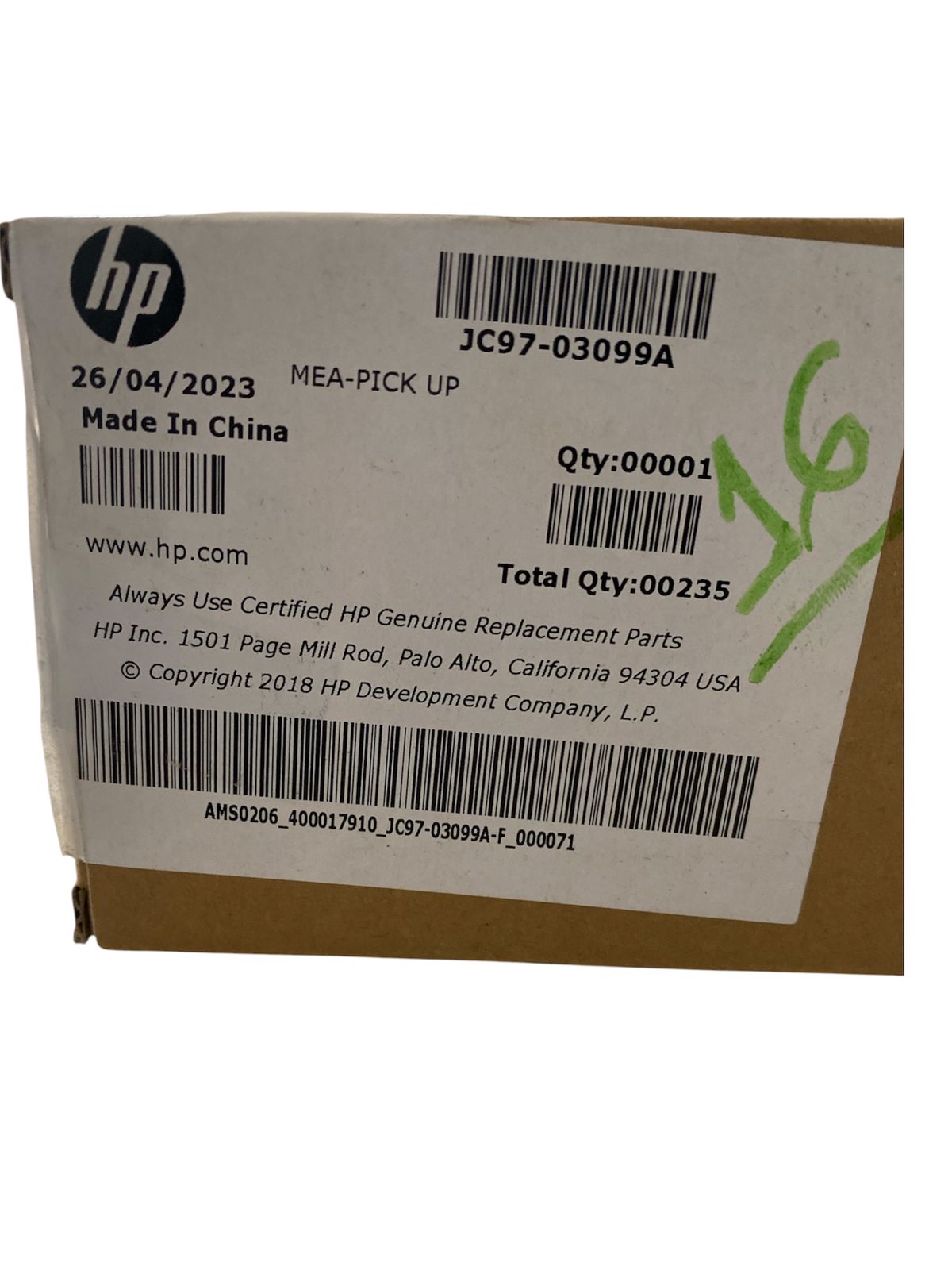 Rolete de alimentação do ADF Original Samsung SCX-6545/SCX-6555/CLX-8380 - JC97-03099A - Imagem 3
