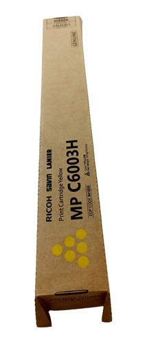 Toner Amarelo Original Ricoh MPC4503 / MPC5503 /MP C6003